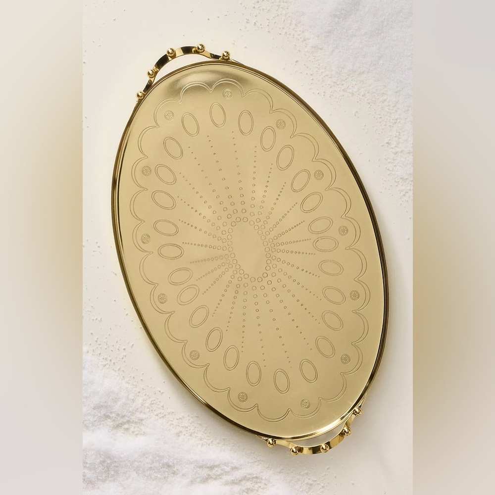 New Anthropologie New York City Ballet Gilded Bar Tray